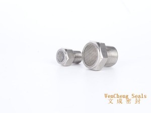 Pneumatic Valve Flat End Exhaust Muffler