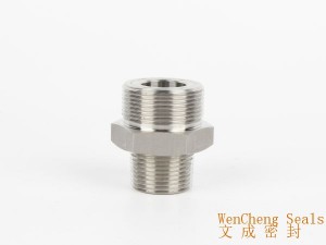 Stainless Steel Straight Double Outer  Threads Connector