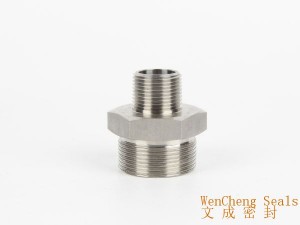 Stainless Steel Straight Double Outer  Threads Connector