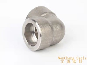 Stainless steel insert welded elbow