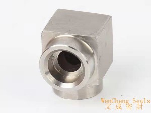 Stainless steel insert welded elbow